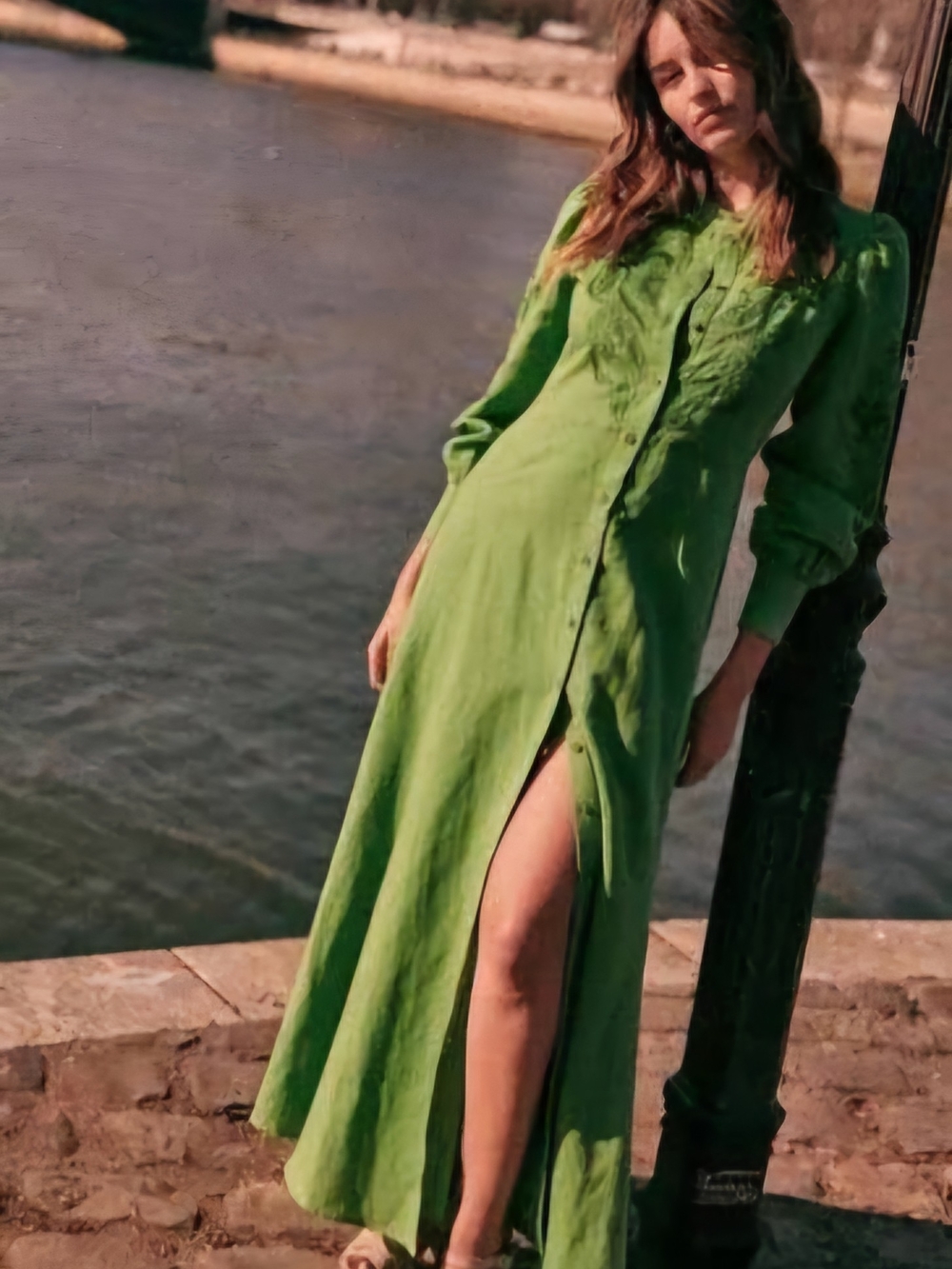 Robe Selma (Spring green) - Picture 1 of 6